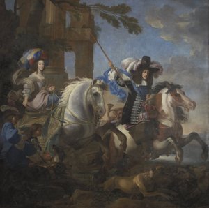 Enrichetta Adelaide di Savoia y Ferdinando di Baviera de Jan Miel